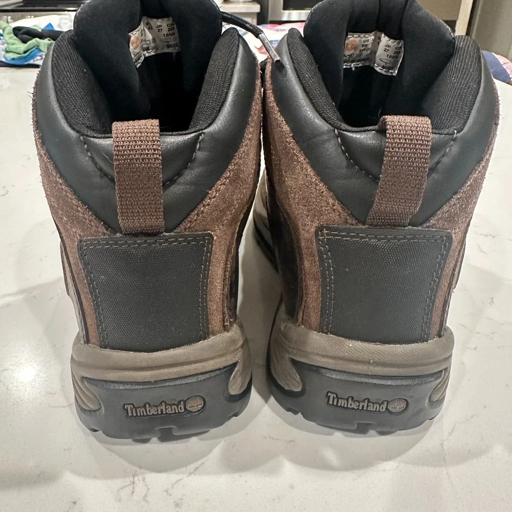 Timberland Waterproof Boots Mens 9 W Hiking Leather Work Outdoor Performance